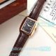 Patek Philippe Gondolo Copy Watch Rose Gold Bezel Brown Leather Strap (8)_th.jpg